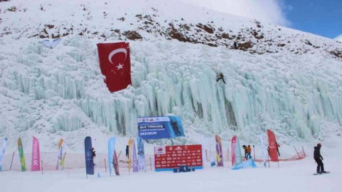 Türkiye Buz Duvarı Tırmanışı Şampiyonası başladı