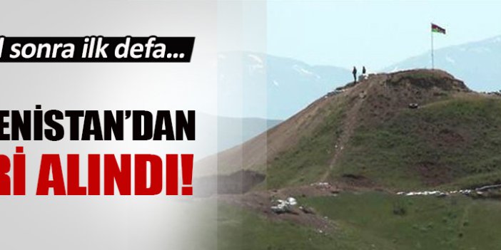 Azerbaycan Ermenistan'dan Lele Tepe’yi geri aldı