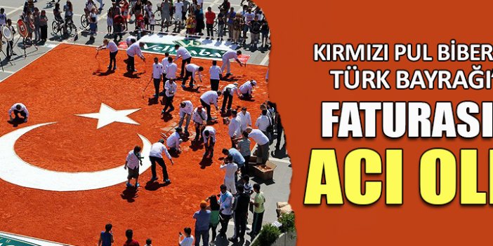Baharattan bayrağın faturası 'acı' oldu