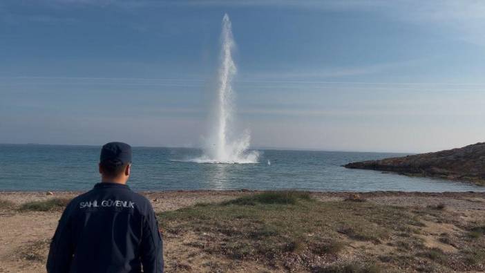 Bozcaada’da sıcak saatler! Sahilden 45 metre uzakta fark edildi. SAS ekipleri alarma geçti