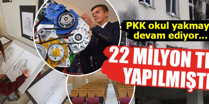 PKK okul yakmaya devam ediyor