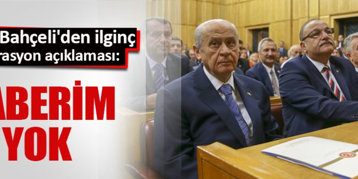 MHP Lider Bahçeli'den Oktay Vural açıklaması