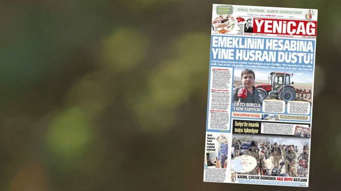 Yeniçağ Gazetesi: Emeklinin hesabına yine hüsran düştü!