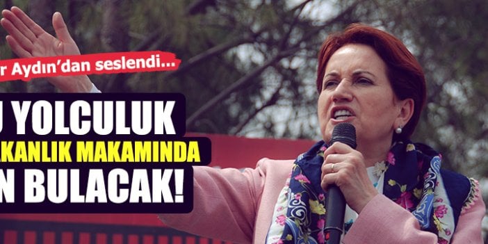 MHP genel başkan adayı Akşener, Aydın'da