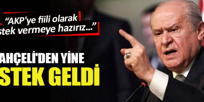 Bahçeli'den AKP ile koalisyon için tek şart