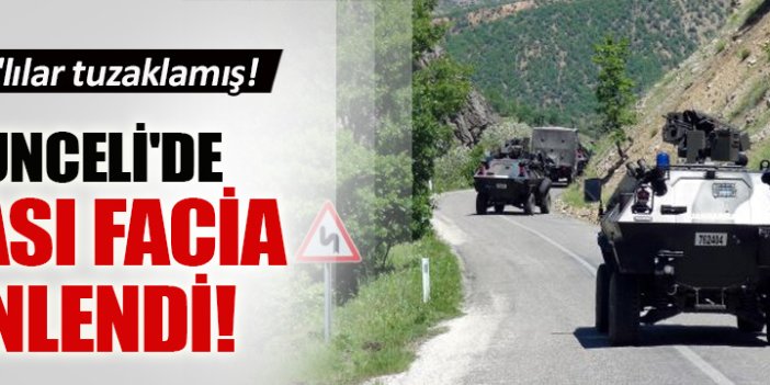 Tunceli'de olası facia önlendi!