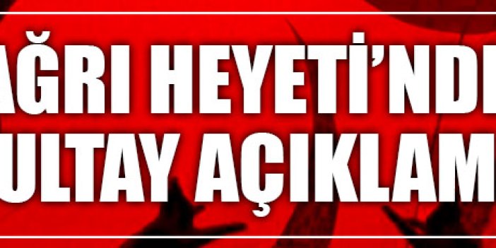 Çağrı Heyeti'nden ilk açıklama