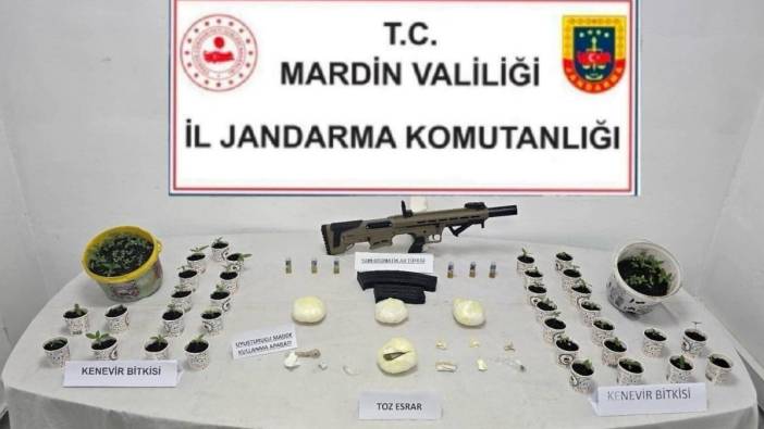 Mardin’de uyuşturucu operasyonu: 3 tutuklama