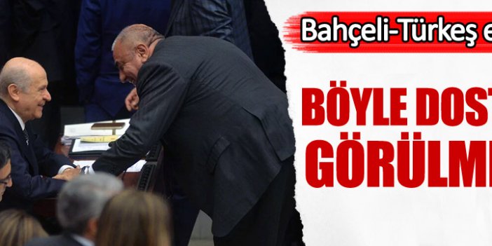 Türkeş ve Bahçeli'nin ilginç samimiyeti!