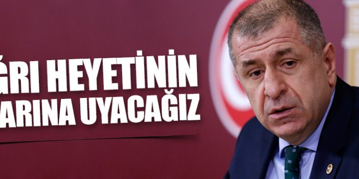Özdağ "Bizim için esas olan Çağrı heyetidir"