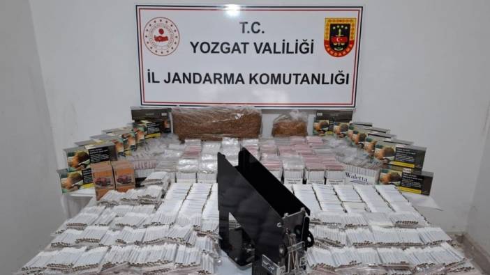 Yozgat'ta 26 bin 400 makaron ele geçirildi!