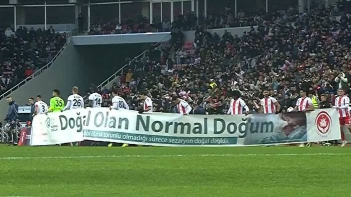 Sivasspor-Fenerbahçe maçında olay yaratan pankart!