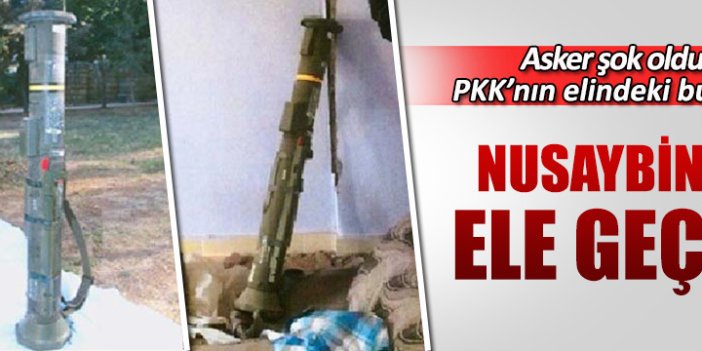 Nusaybin'de amerikan yapımı antitank roketi ele geçirildi