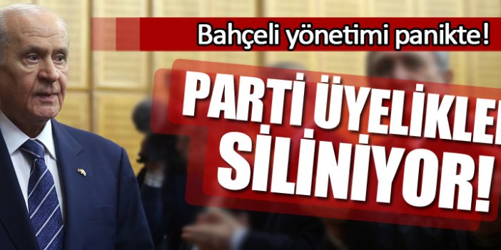 MHP Genel Merkezi üyelikleri siliyor