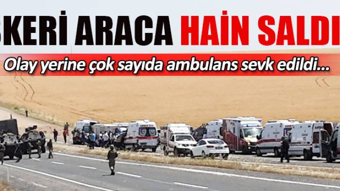 Askeri araca bombalı saldırı