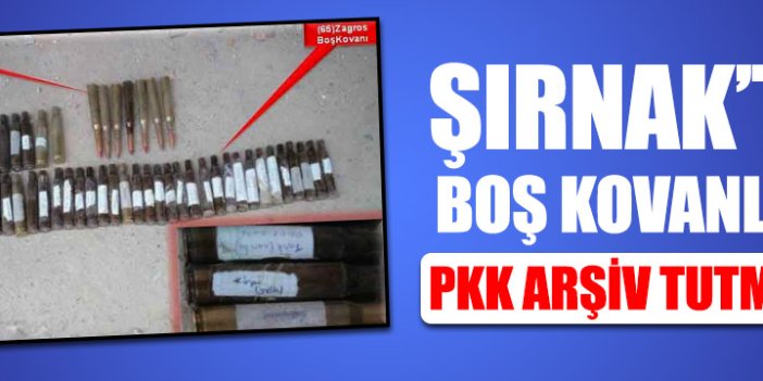 Şırnak'ta boş kovanlarda dikkat çeken notlar