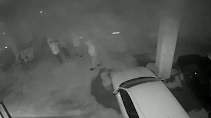 Otel faciasında insanlara değil arabalara koştular. O anlar görüntülendi