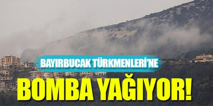 Rejim güçleri Türkmen bölgesini bombalıyor!