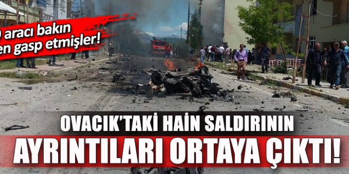 Ovacık'taki hain saldırının ayrıntıları ortaya çıktı