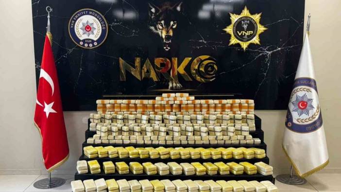 Van’da dev operasyon! Tam 147 kilo ele geçirildi