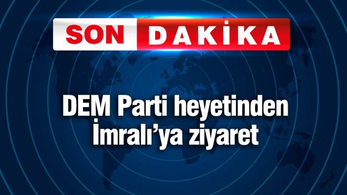 DEM Parti heyetinden İmralı'ya ziyaret