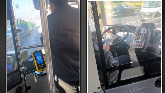 Metrobüste korku dolu anlar! Şoför tüm uyarılara rağmen yolcuların hayatını tehlikeye attı
