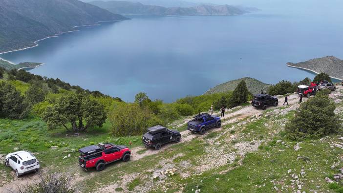 Van Gölü'nün eşsiz koyları off-road tutkunlarını ağırladı