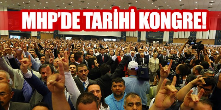 MHP’den demokrasi dersi veren kurultay
