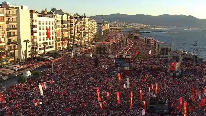 Büyük İzmir Mitingi'nde kritik açıklamalar...