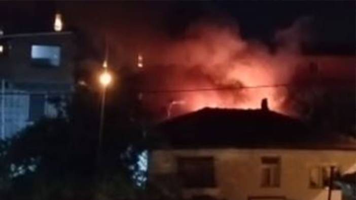Edirne'de korkunç yangın. Ev küle döndü