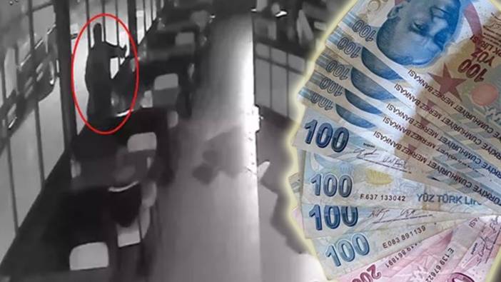 Kasadan para çalıp özür notu bıraktı