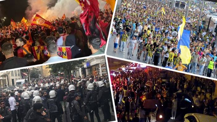 İstanbul'da polis alarmda: Galatasaray, Fenerbahçe, Beşiktaş aynı anda sokakta