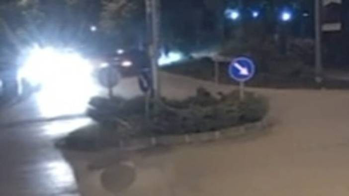 Sürücünün tehlikeli oyunu!