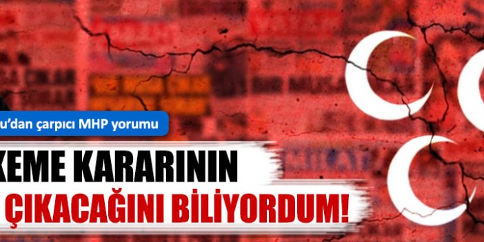 Mutlu’dan çarpıcı MHP değerlendirmesi