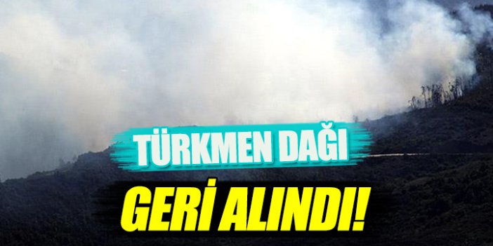 Türkmenler Türkmen Dağı'nı geri aldı!