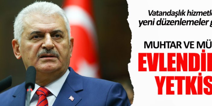Muhtar ve müftülere nikah kıyma yetkisi