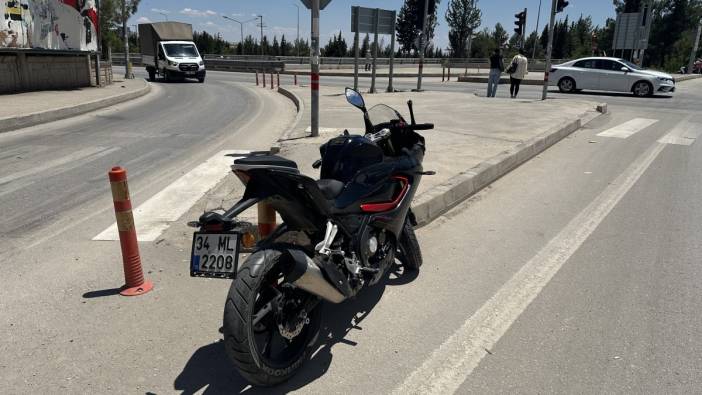 Adıyaman’da motosiklet devrildi