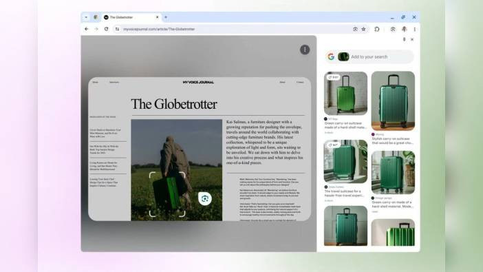 Google Chrome'a yapay zeka dokunuşu: Lens özelliği adres çubuğuna eklendi, internette arama deneyimi yeniden şekilleniyor