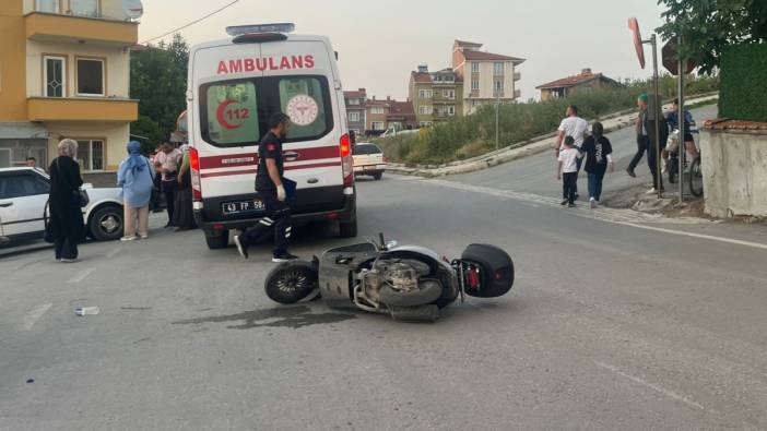 Tavşanlı’da trafik kazası: 1 yaralı