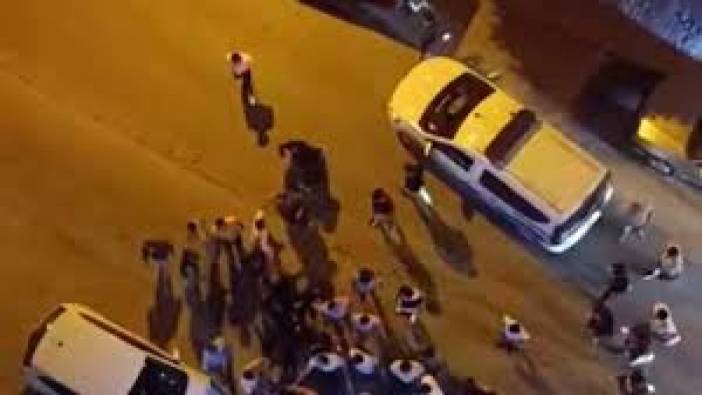 Taşlı sopalı kavga kamerada: 10 yaralı