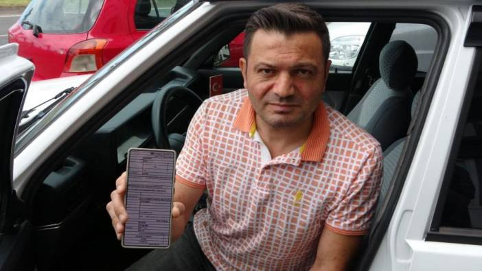 20 gün önce aldı, 800 kilometre uzaklıktan duran araca ceza geldi!