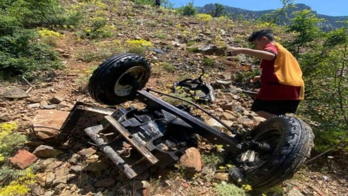 Divrik Dağı'nda korkunç kaza: Traktör uçuruma yuvarlandı! 2'si ağır 8 yaralı