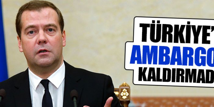 Rusya'dan flaş ambargo açıklaması!