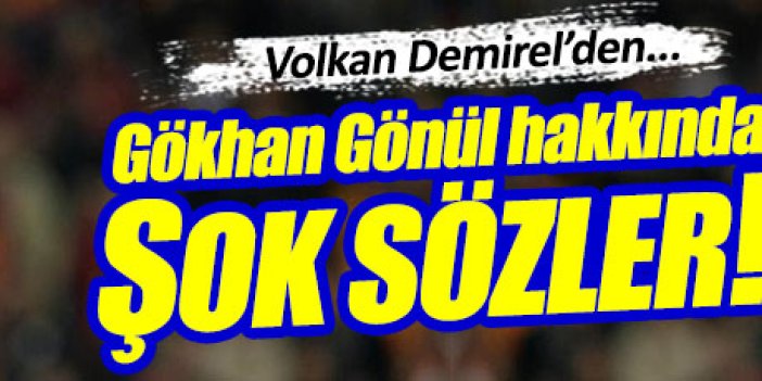 İşte Volkan Demirel'in şok eden Gökhan Gönül sözleri!