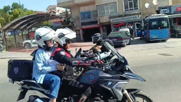 YKS'ye geç kalan öğrenciyi Yunus polisleri yetiştirdi