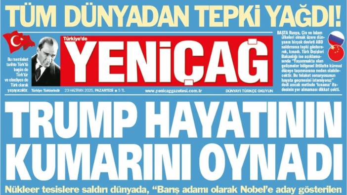 Yeniçağ Gazetesi: Trump hayatının kumarını oynadı!
