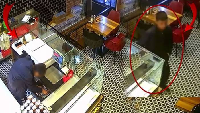 60 saniyelik hırsızlık! Müşteri gibi geldi, kasayı boşaltıp kaçtı