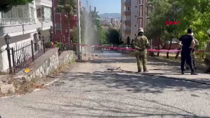 Kazı sırasında doğalgaz borusu patladı: Yaralılar var