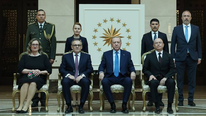 Erdoğan 4 ülkenin büyükelçisini kabul etti