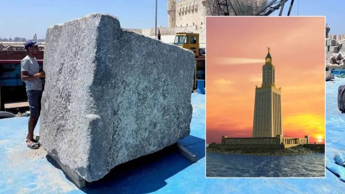2 bin yıl sonra ilk kez gün yüzüne çıktı: İskenderiye Feneri'nin temelleri keşfedildi